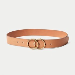 NWT Aritzia Auxiliary Double Ring Belt Camel
